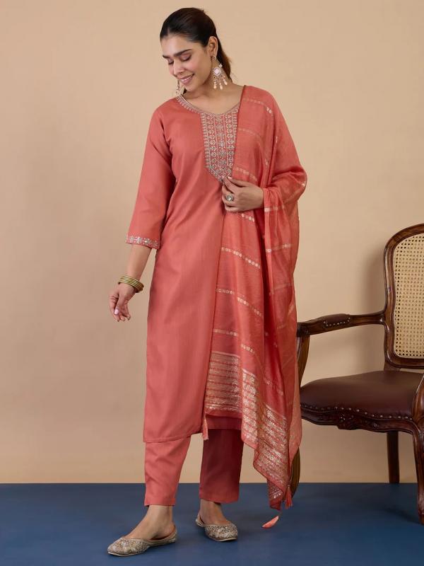 VP 9831 P Women's Designer Kurta Pant Set Premium Pattern Collection